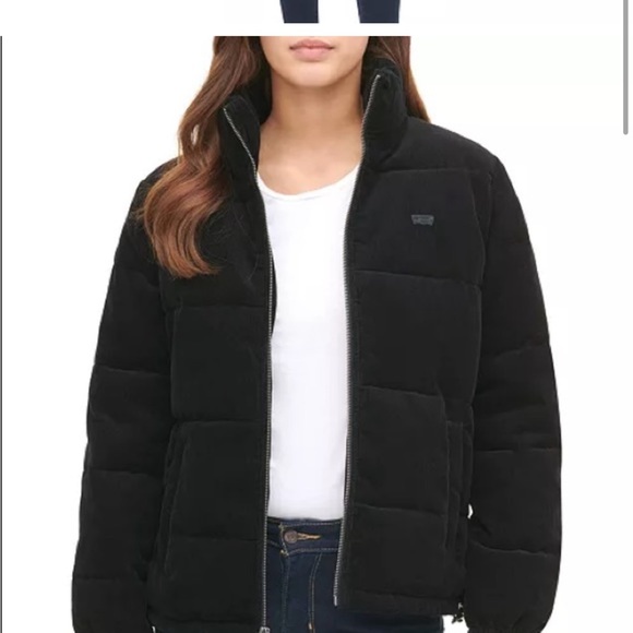 Levi’s Ladies Corduroy Puffer Jacket - Small - Picture 2 of 3